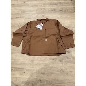 Carhartt FR Full Swing Quick Duck Relaxed Fit Jacket Men’s 4xL Tan OJ2179-FRM